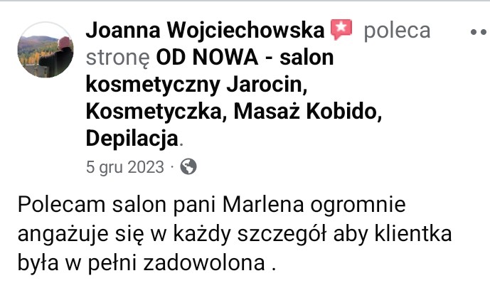 salon kosmetyczny od nowa jarocin opinia