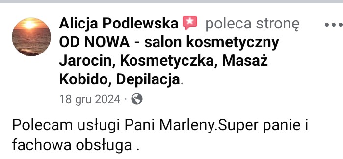 salon kosmetyczny od nowa jarocin opinia